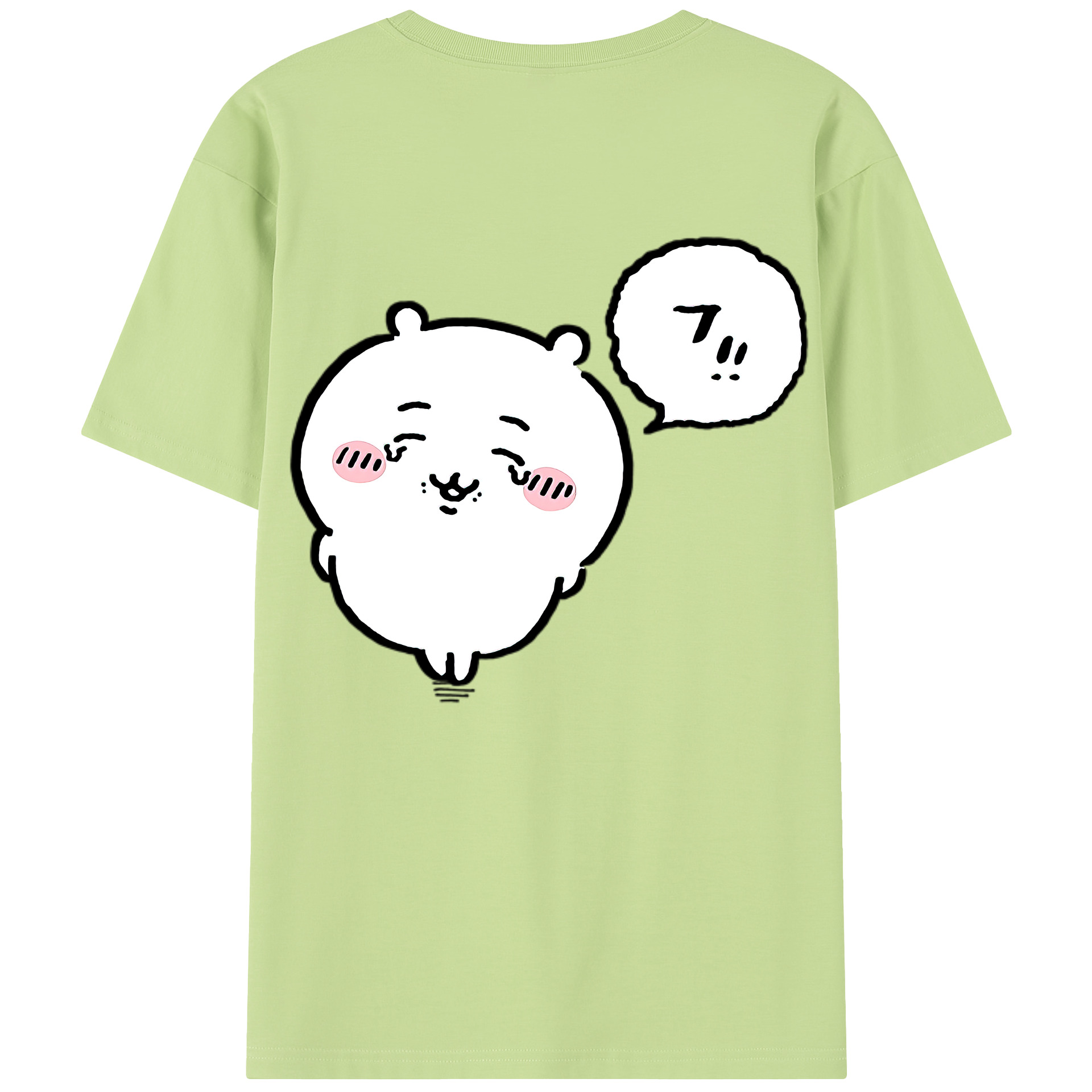 （画像用） ちいかわ ちいかわ Chii-kawa chiikawa 綿100％半袖Tシャツ（背面プリント）